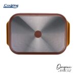 TAVA INALTA CUPTOR DIN ALUMINIU TURNAT + CAPAC 39 x 26 x 8.5 CM,  6 L, NICOLAI TAND, ORIGINI, COOKING BY HEINNER - Image 5