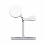 Incarcator wireless birou Tellur, 3-in-1, MFI, certificat MagSafe 15W, Watch 2.5W, TWS 5W, alb