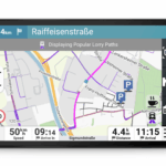 GPS Garmin Dezl LGV1020, tip afisaj IPS panoramic de 10,1", TFT color, cu panou tactil capacitiv pe lentilă, rezolutie 1280 x 800 pixeli, durata de viata baterie pana la 2 ore