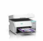 Multifunctional inkjet color Epson EcoTank CISS L6376, culoare alb, dimensiune A4 (Printare,Copiere, Scanare), printare borderless, viteza 35ppm alb-negru, 23ppm color, rezolutie 4800x1200 dpi, alimentare hartie 250 coli,ADF 30 coli, duplex automat ,scanner CIS rezolutie 1200x2400, Interfata: USB - Image 4