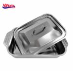 TAVA INOX CU CAPAC 36.5x22x7 CM, ZIRA, VANORA HOME - Image 3