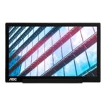 Monitor Consumer AOC I1601P, 15.6", 1920 x 1080 pixeli, Black, Silver, 3 ani Garantie - Image 2