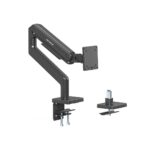 Brat monitor Serioux, tehnologie arc, compatiibilate ecran 17"-49", greutate maxima suportata (per ecran) 2~20kg ,VESA:75x75,100x100, interval inclinare +50°~-20°, interval pivotare +90°~-90° - Image 4