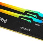Memorie RAM Kingston FURY Beast RGB, 64 GB DDR5, 6000 MHz, CL30