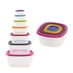 SET 7 CASEROLE PATRATE CU CAPACE,PLASTIC, VANORA HOME - Image 3