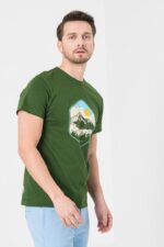 TRICOU CASUAL MOLDOVEANU BARBATI BOTTLE GREEN-M - Image 4