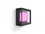 Aplica LED RGB pentru exterior Philips Hue Econic, 15W (79W), 1150 lm ,lumina alba si color (2000-6500K), IP44, 260x260x115mm, Negru