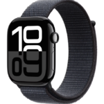 Apple Watch Series 10 GPS 46mm Jet Black Alu Case with Ink Sport Loop