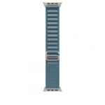 Apple Watch 49mm Light Blue Alpine Loop - Small - Natural Titanium Finish