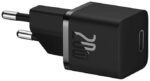 Incarcator retea Baseus, GaN5 Fast Charger mini 20W, 1 x USB Type-C 5V/3A, negru - Image 2