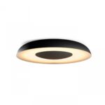 Plafoniera LED Philips Hue Still, Bluetooth, 22.5W (204W), 2500 lm ,lumina alba (2200-6500K), IP20, Metal/Plastic, 39.1cm, Negru, Intrerupator cu variator inclus