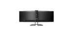 Monitor Philips 48.8" 499P9H/00, Curvature: 1800R, Diagonal (inch): 48.8, Diagonal (cm): 124, Aspect ratio: 32:9, Panel: VA, Resolution: 5120x1440, Refresh Rate: 70Hz, Response time GtG: 5ms, Brightness (max): 450 cd/m², Contrast (static) : 3000:1, Contrast (dynamic): 80M:1, Viewing angle - Image 2