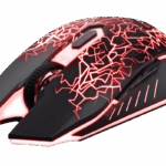Mouse Trust Basics gaming wireless, 2000 DPI, negru