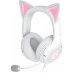 Casti Gaming Head-band RAZER Kraken Kitty V2, Wired, Alb