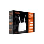 Wireless Router Tenda, 4G06C; N300 wireless LTE router, Fast Ethernet , Single-band (2.4 GHz) 4G/3G standards: FDD LTE,TDD-LTE,WCDMA, 4G Cartgory: LTE CAT4, Max 4G speed: DL:150Mbps, UL:50Mbps, Wi-Fi standards: 802.11b/g/n, Wi-Fi frequency: 2.4GHz, Wi-Fi speed: 2.4GHz:300Mbps, Interface: 1 × 10/100 - Image 4
