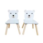 Set masuta si 2 scaune, cu spatiu de activitati, Bear, U-Grow - Image 6