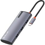 Hub USB TELLUR TLL321061 USB-C, 5 porturi, HDMI, Gri - Image 3
