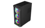 Carcasa SPACER SPCS-GC-SHIELD, RGB, Mid Tower, Black - Image 2