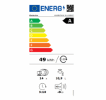 Mașină de spălat vase încorporabilă EEG88700W GlassCare 60 cm 14 seturi Inverter BLDC clasă A - Image 3