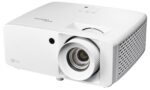 Videoproiector Optoma UHZ66, 4K UHD 3840*2160, 4.000 lumeni, 500.000:1, 16:9/ 16:10/ 4:3, 303" dimensiune maxima imagine, laser 30.000 ore, 9.4 m distanta maxima de proiectie, zoom 1.6x, 2* HDMI, audio out, USB-A power 1.5A, RJ45, RS232, 28- 35 dB, Full 3D, Security bar, Kensington Lock, Password - Image 4
