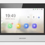 Monitor videointerfon WIFI 7inch color Hikvision DS-KH6320-WTE2; conectare pe 2