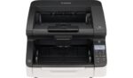 Scanner Canon DR-G2140, dimensiune A3, tip sheetfed, viteza scanare: 140ppm alb-negru si color, duplex, omitere pagini goale, rezolutie optica 600dpi, rezolutie hardware 600x600dpi, ADF 500 coli, senzor CIS, software: Driver ISIS, driver TWAIN (32/64 de biţi), driver WIA, driver Kofax VRS