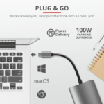 Hub USB Trust Dalyx, 7 porturi USB-C, negru - Image 9