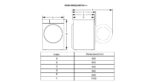 Masina de spalat rufe HEINNER HWM-HMK1014IVTA+++, 10 kg, 1400 rpm, Clasa: A, Argintiu - Image 6