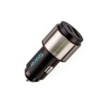 Alim. auto Spacer cu led USB-A&C 38W neg - Image 2