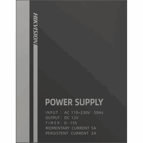Power supply unit for access control terminal and lock, which