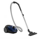 Aspirator cu sac Philips PowerGo FC8240/09, 900 W, 3 L, filtru anti- alergeni, accesorii integrate, Albastru