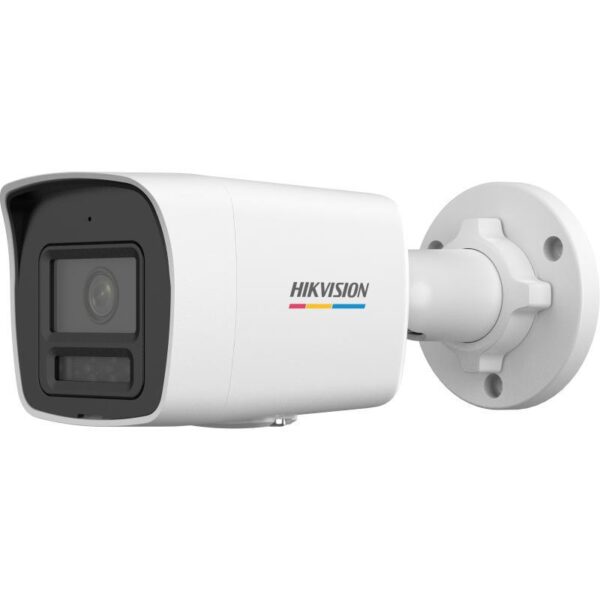 Camera de supraveghere IP Bullet 6MP ColorVu 3.0 Hikvision DS-2CD1067G3- LIU(2.8MM), Compresie: 1/2.4" Progressive Scan CMOS, Lentila fixa: 2.8mm, Iluminare min: Lumina alba: 30m, microfon incorporat, Slot card de memorie: microSD/microSDHC/microSDXC maxim 512GB, Alarma la evenimente: Motion