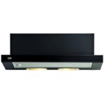 Hota de bucatarie incorporabila Beko CTB6250B , 1 motor 140W, capacitate max. deabsorbtie 420 (m3/h), 3 trepte de viteza, 2 lampi iluminare 28W (halogen), 2 filtre metalice anti-grasime lavabile, clasa eficientaenergetica E, 60 latime, culoare negru, panou frontal sticla