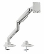 Suport monitor Serioux MM69-C012, compatibilitate  dimensiune ecran 17"-49", arc cu gaz, greutate maximă suportata: (per ecran): 2~20 kg, VESA: 75x75, 100x100, inclinare: +50°~-20°, pivotare: +90°~-90°, rotația ecranului: +180°~-180°, instalare: clemă, grommet,alb - Image 2