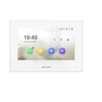 Monitor videointerfon Hikvision DS-KH6320Y-WTE2/WH, 2 fire, 4 7-inch IPS touch screen, rezolutie: 1024 × 600, TFT, fara butoane, temperatura de functionare: -10 °C to 50 °C, culoare: alb.