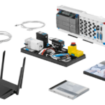 Set de echipamnte TP 260.v2 - nivel avansat - digitalizare in pneumatică - Stand educațional pentru studiul pneumaticii digitale cu 15 exerciții, conține ghiduri pentru profesori și elevi. Se adresează liceeelor tehnologice cu specializările: automatizări, mecanică, electrică, mecatronică.  Setul de