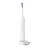 Periuta de dinti electrica Philips Sonicare HX7420/02, 62.000 miscari/minut, conectata la apilcatie, autonomie 21 zile, 4 mod de periere,3 intensitati, senzor presiune luminos, functia BrushSync, 2x capete periere GumCare, toc functie incarcare, alb - Image 2
