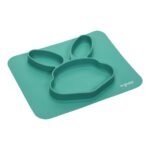 Farfurie din silicon, forma iepuras, U-Grow - Image 2
