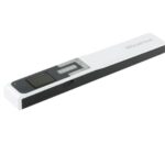 Scanner portabil IRIScan Book 5, dimensiune maxima documente scanate A4 (latime) pana la 120cm, rezolutie scanare:300/600/1200 dpi, viteza de scanare: 1 secunda pentru documentele alb-negru/2 secunde pentru documentele color, scaneaza documentele direct in cardul microSD (inclus), ecran color 1.5"