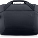 Dell EcoLoop Pro Slim Briefcase 15, Color: Black, Laptop Compatibility: Fits most laptops with screen sizes up to 15.6" (Excluding Dell G Series Gaming, Alienware and Dell Rugged Laptop Series, max laptop dimension: 360 x 255 x 25 mm), Features:  Made with solution-dyeing process for polyester that