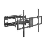 Suport TV Serioux Reglabil 60-120" 120kg Fit Screen Size 37"-90" VESA Compatible 200x100 - 600x400 Weight Capacity 75kg Profile 70~422mm Tilt Range +5°~-15° Swivel Range +60°~-60° Screen Level +3°~-3°
