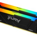 Memorie RAM Kingston FURY Beast RGB, 64GB DDR4, 3200MHz, CL16