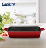 TAVA FONTA EMAILATA, 33x23x7 CM, RED LINE, COOKING BY HEINNER - Image 2