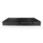 Switch Lindy 8x8 HDMI 4K60 Matrix, latime de banda suportata 18Gbps, rezolutie maxima 3840x2160@60Hz RGB 8bit, LED / LCD Display: OLED, negru - Image 2