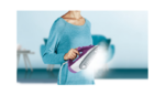 Fier de calcat Tefal Express Steam FV2836E0, 2400W, jet de abur 165 g/min, abur variabil 0-35 g/min, 270 ml, violet - Image 3