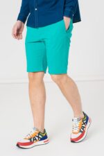 PANTALONI SCURT CASUAL BARBATI GREEN S - Image 3