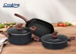 SET GATIT 5 PIESE ALUMINIU FORJAT, MALTA, COOKING BY HEINNER - Image 2