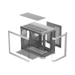 Carcasa 1STPLAYER UV6-WH, RGB, Cube Tower, White - Image 7