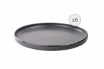 SET 6 FARFURII INTINSE, CERAMICA 27 CM, CALYPSO, ART OF DINING BY HEINNER