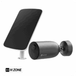 Camera de supraveghere EZVIZ EB3 + Panou solar F Rezolutie video: 2304 × 1296 Lentila fixa: 2.8mm Unghi de vizualizare: orizontal: 108°, vertical: 56°, diagonal 130° Distanta iluminator IR: 15 m Compresie video: H.265 / H.264 Detecție a formei umane alimentată de AI, Detectare a formei vehiculului